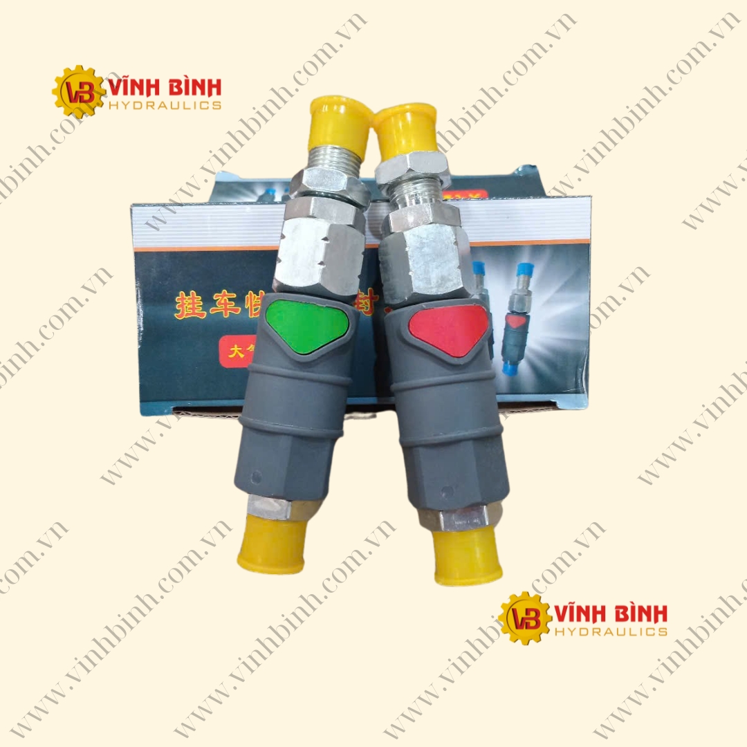 Khớp Nối Nhanh Hơi xe Rơ Moóc - Tự Động 