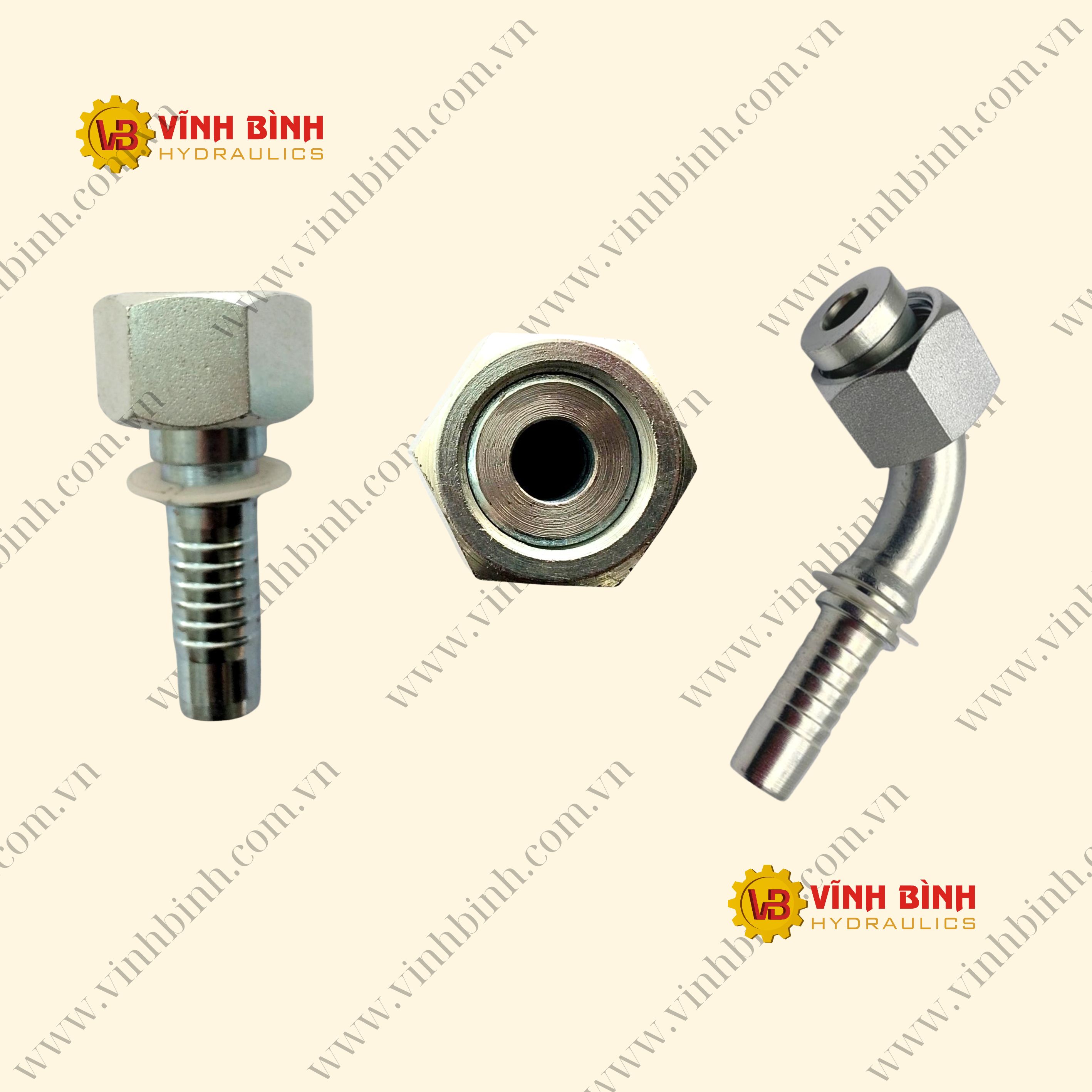 Đầu Thủy Lực Ren trong - Côn Bằng (x 1.5mm) 