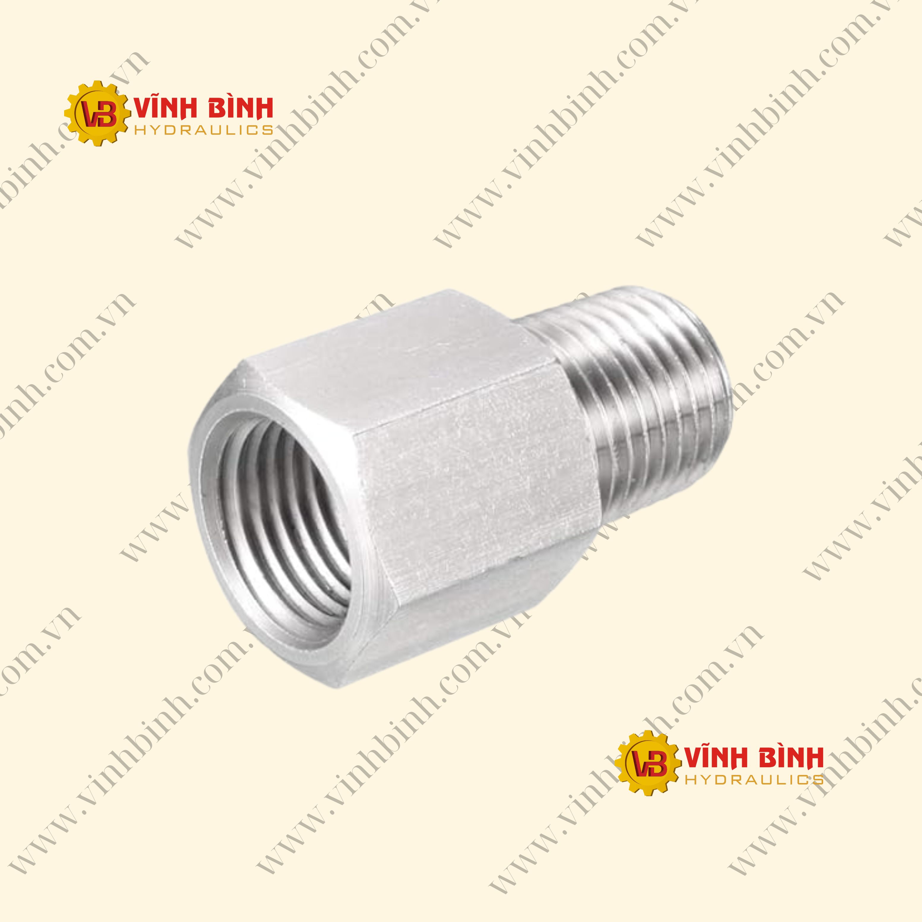 Sơ mi, nối giảm, lơ thu thuỷ lực bằng sắt