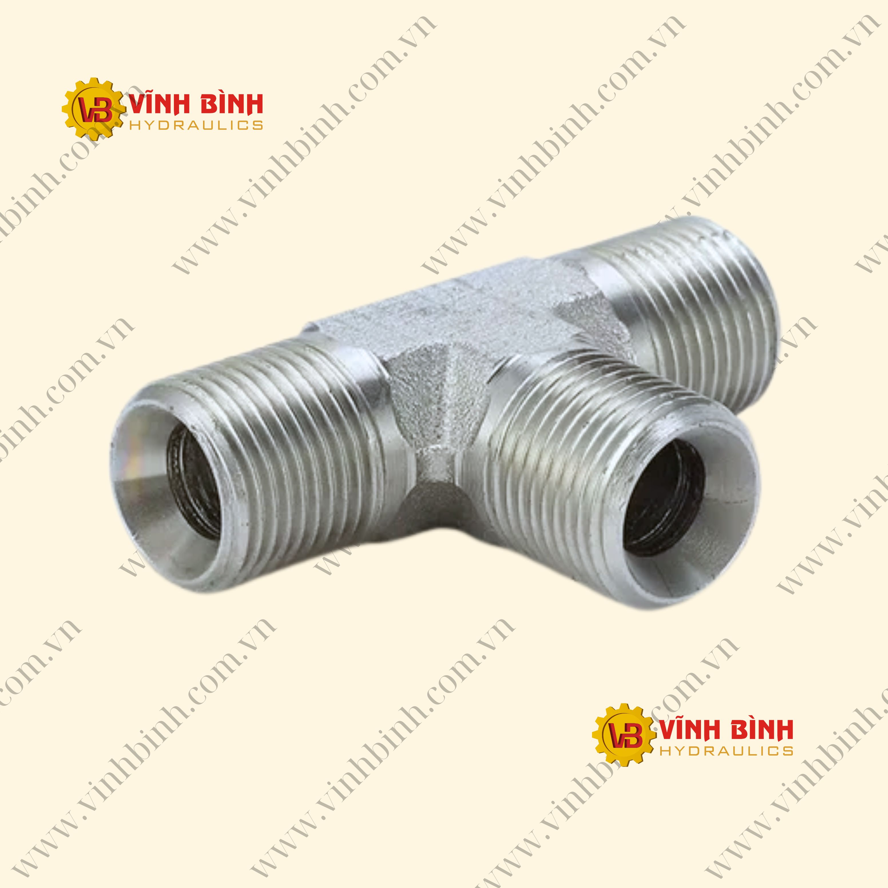 Ngã 3 ren ngoài thuỷ lực bằng sắt