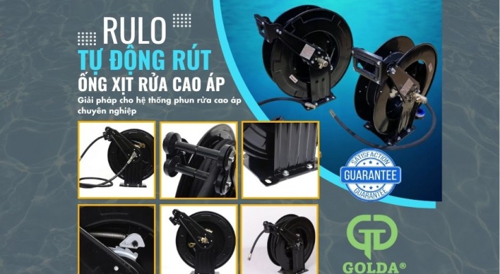 Rulo Tự Động Rút - Giải pháp chuyên nghiệp cho hệ thống phun rửa áp lực cao